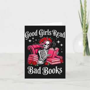 Goede meisjes lezen slechte boeken grappige lezer kaart