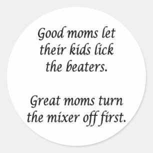 Goede Moeders Grote Moeders Ronde Sticker