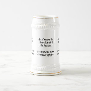 Goede moeders Kinder lik beaters grote moeders mix Bierpul