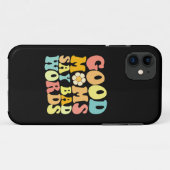 Goede moeders zeggen slechte woorden Groovy Moeder Case-Mate iPhone Case (Achterkant (horizontaal))