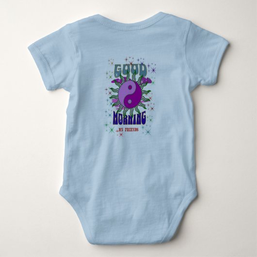 GOEDE MORGEN, Baby-Bodysuit Romper (Achterkant)