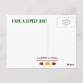 GOEDE MORGEN! Briefkaart (Achterkant)