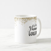 GOEDE MORGEN GORGEOUS Chic Glitter Coffee Mok (Voorkant rechts)