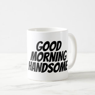 GOEDE MORNEN HANDSOME Koffee Mugs voor echtgenoot Koffiemok