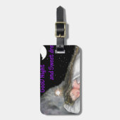 Goede nacht bagagelabel (Voorkant verticaal)