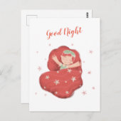 Goede nacht briefkaart (Voorkant / Achterkant)