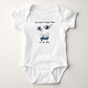 Goede nacht Bye Bi-Planes Super Hero Baby Bodysuit