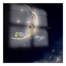 Goede nacht en mooie dromen Pacific Parrotlets Art Perfect Poster