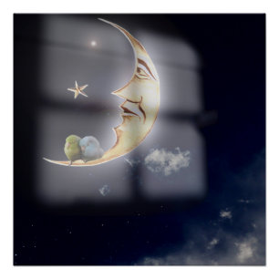 Goede nacht en mooie dromen Pacific Parrotlets Art Perfect Poster