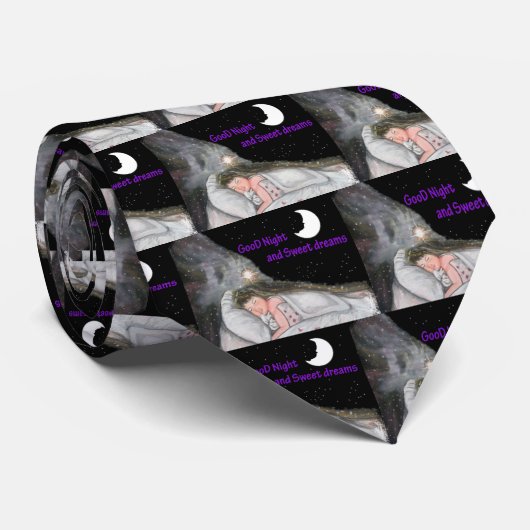 Goede nacht stropdas (Opgerold)