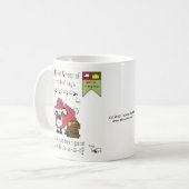 Goede of B-a-a-a-d kerstMok Koffiemok (Voorkant links)