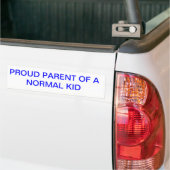GOEDE ONDERDEEL VAN EEN NORMALE KIND BUMPERSTICKER (Op Truck)