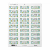 Goede oude dagen etiket (Full Sheet)