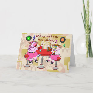 Goede Oude Fashioned Birthday Kaart