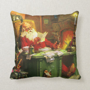 Goede oude kerstman kussen