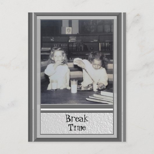 Goede ouwe tijd briefkaart (Voorkant)