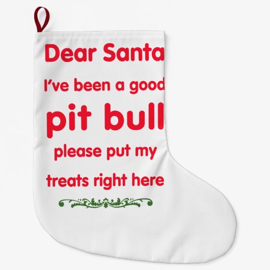 goede pit grote kerstsok (Voorkant)
