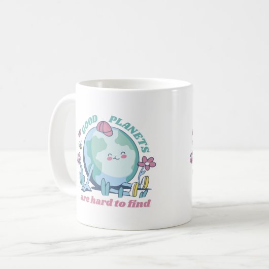 Goede planeten zijn moeilijk te vinden op de Mok o (Voorkant links)