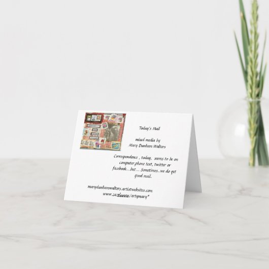 Goede Post Notecard door Mary Dunham Walters Kaart (Achterkant)