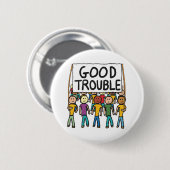 Goede problemen ronde button 5,7 cm (Voorkant /achterkant)