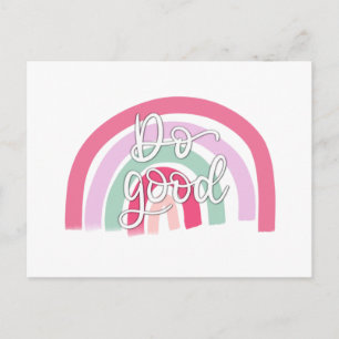 Goede regenboog doen briefkaart