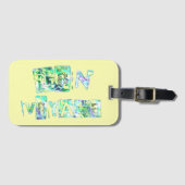 Goede reis bagagelabel (Voorkant (horizontaal))