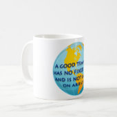 Goede reiziger koffiemok (Voorkant links)