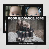 GOEDE RIDLEDANTIE! KERSTKAART (Voorkant / Achterkant)