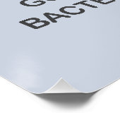 Goede, slechte bacteriën perfect poster (Hoek)