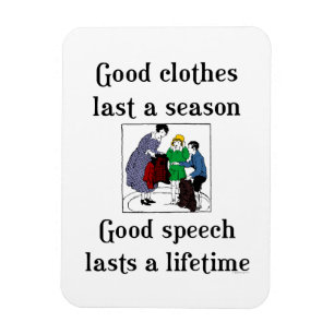 Goede Speech School Gezegde Flexi Magnet Magneet