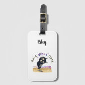 Goede steekproeven slechts met Curieuze Owl Bagagelabel (Voorkant (verticaal))