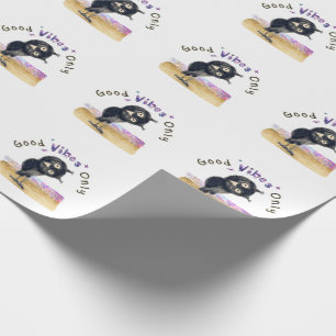 Goede steekproeven slechts met Curieuze Owl Cadeaupapier