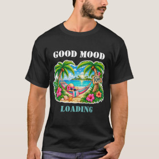 Goede stemming Tropische strandvakantie zomer T T-shirt