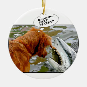 GOEDE STROOM? ORNAMENT - DOG / SHARK