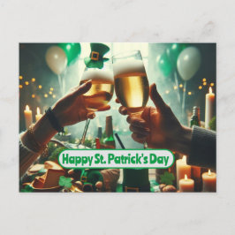 Goede tijden en veel succes op St. Patrick's Day Briefkaart