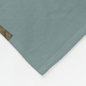 Goede tijden geweldige herinneringen blauwgroen 12 fleece deken (Hoek)