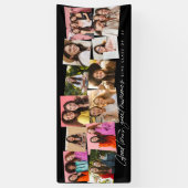 Goede tijden geweldige herinneringen leuk 12 fotoc spandoek (Verticaal)