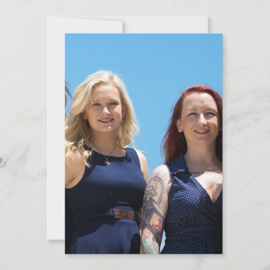 Goede tijden Groovy Roze Moederdag Party Kaart (Achterkant)