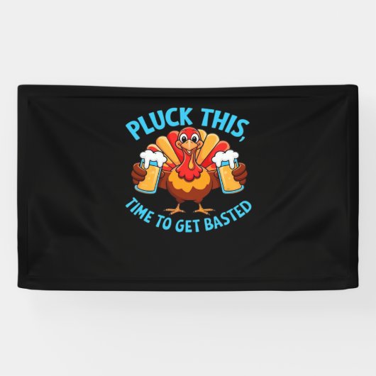 Goede tijden Happy Thanksgiving Classic T-shirt Spandoek (Horizontaal)