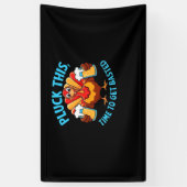 Goede tijden Happy Thanksgiving Classic T-shirt Spandoek (Verticaal)
