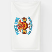 Goede tijden Happy Thanksgiving Classic T-shirt Spandoek (Verticaal)