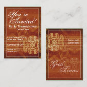 Goede tijden nodigen Kaart uit (Voorkant / Achterkant)