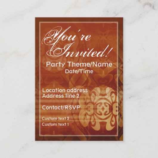 Goede tijden nodigen Kaart uit (Voorkant)