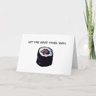 Goede Tijden Rol Sushi Kaart, Viering Kaart