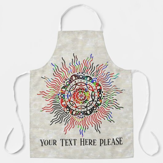 Goede trillingen schort (Voorkant)