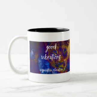 Goede trillingen tweekleurige koffiemok
