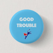 Goede Trouble Donkey Ronde Ronde Button 3,2 Cm (Voorkant)
