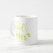 goede viben koffiemok (Voorkant links)