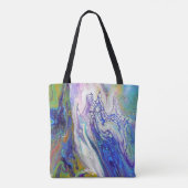 Goede Vibes Acrylpour over Tas (Achterkant)