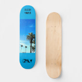 Goede Vibes Alleen 7 3/4" Skateboard Deck (Voorkant)